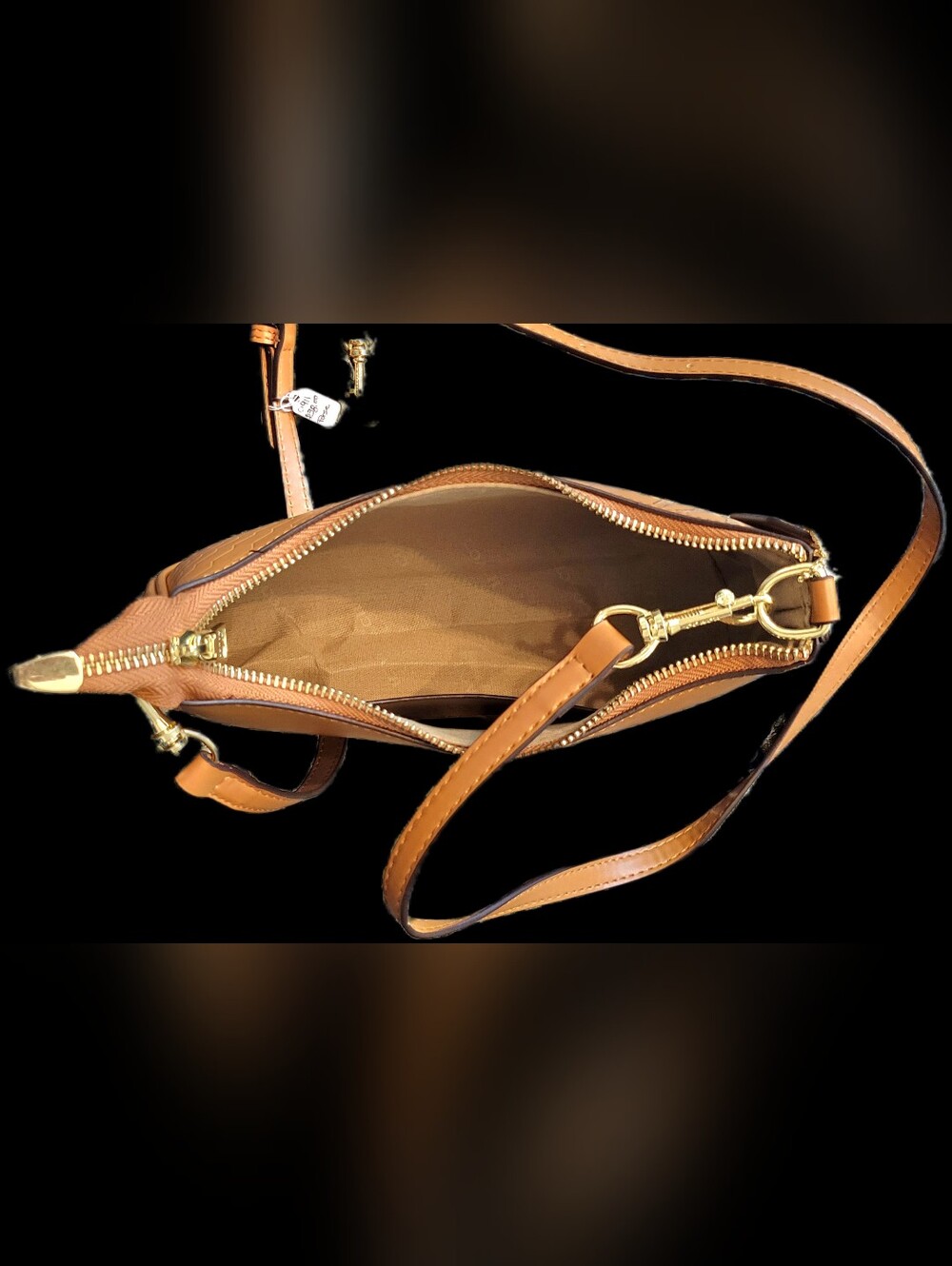 COACH X Disney Winnie the Pooh Brown Leather Shoulder Bag - Picture 6 of 9